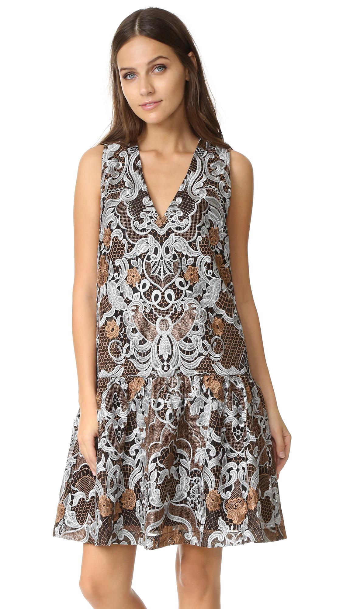 Ganni Hamilton Lace Dress in Black Lyst